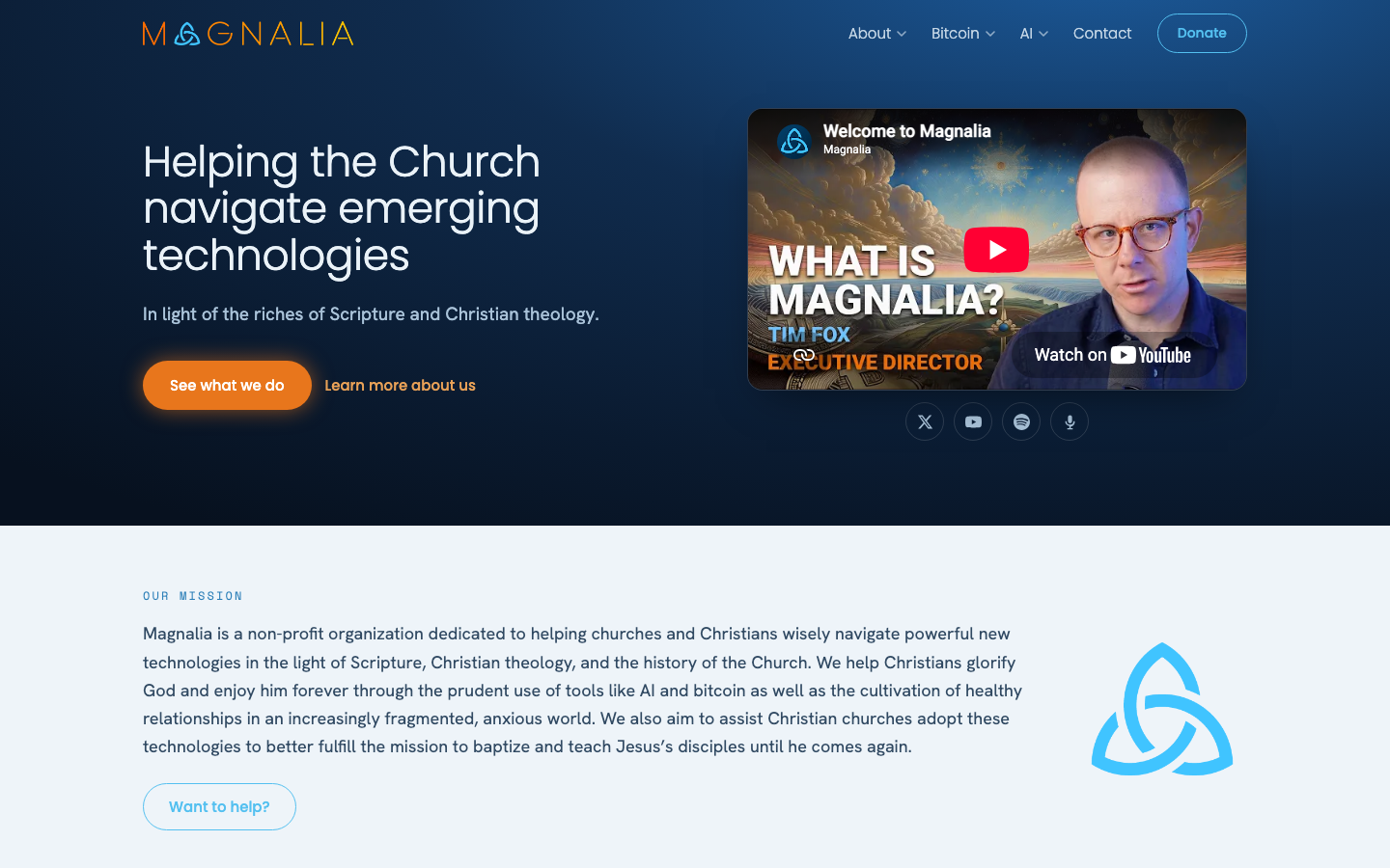 The Magnalia Foundation home page