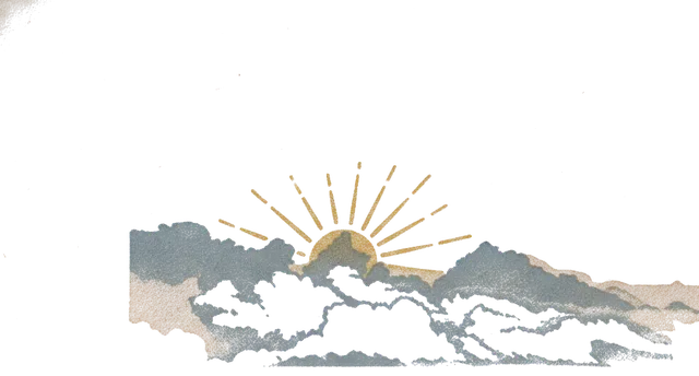 Rubber stamp of rays, clouds, altitude, Volcán de Fuego, Guatemala